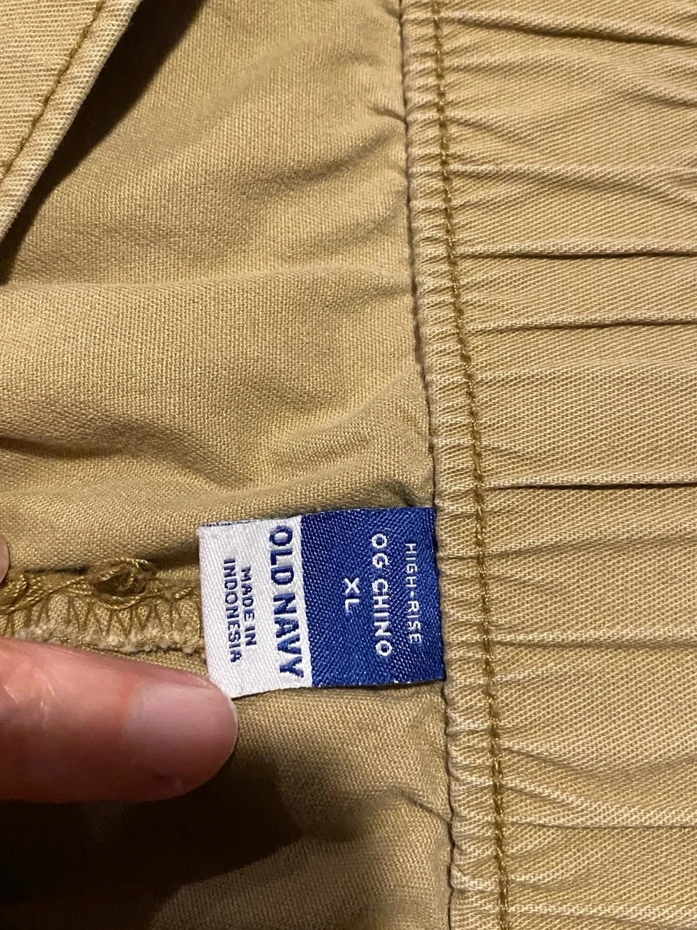 2 pair OLD NAVY og chino pants crop straight high rise XL black khaki